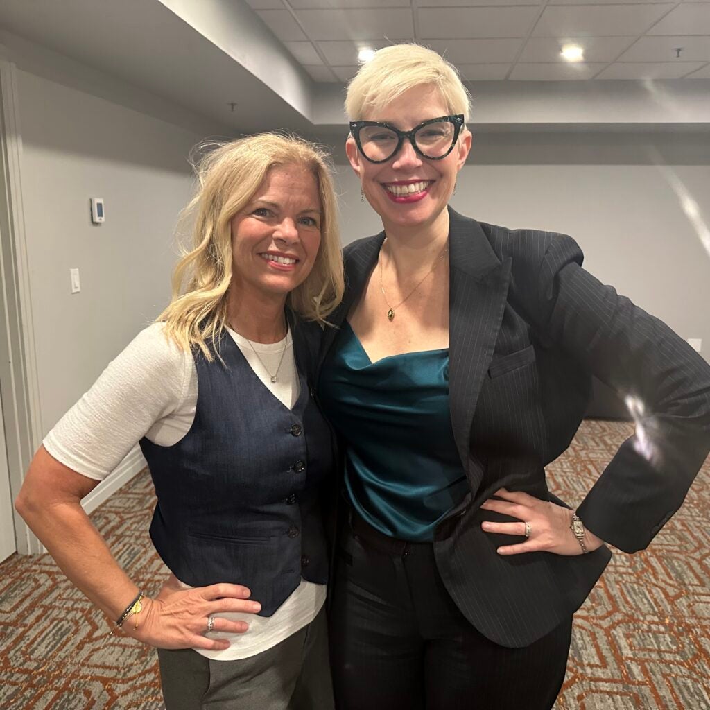 Kimberly Gramm and Elaine Hamm