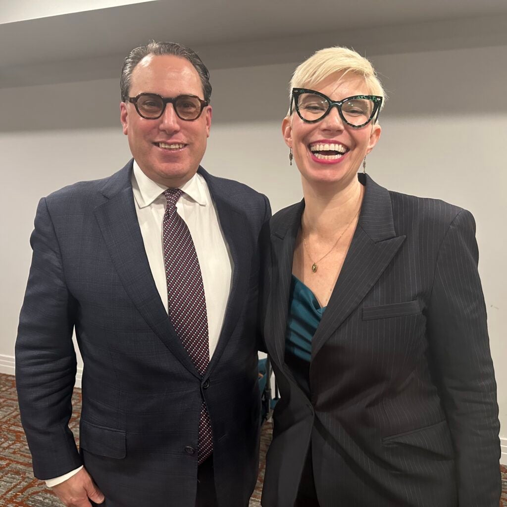 Andrew Meadow and Elaine Hamm